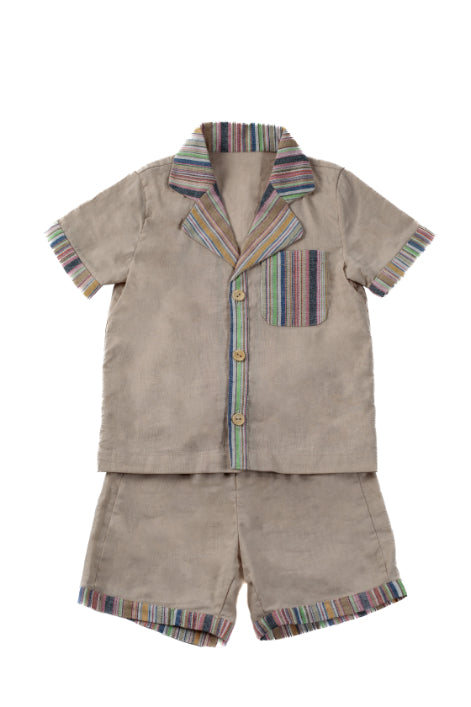 Boys Pastel 2 Pc Linen