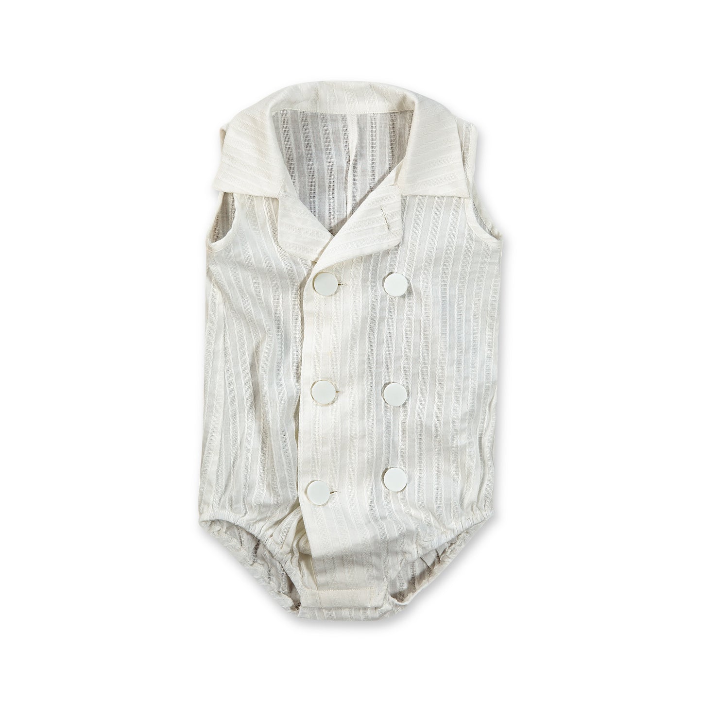White on White Romper Unisex