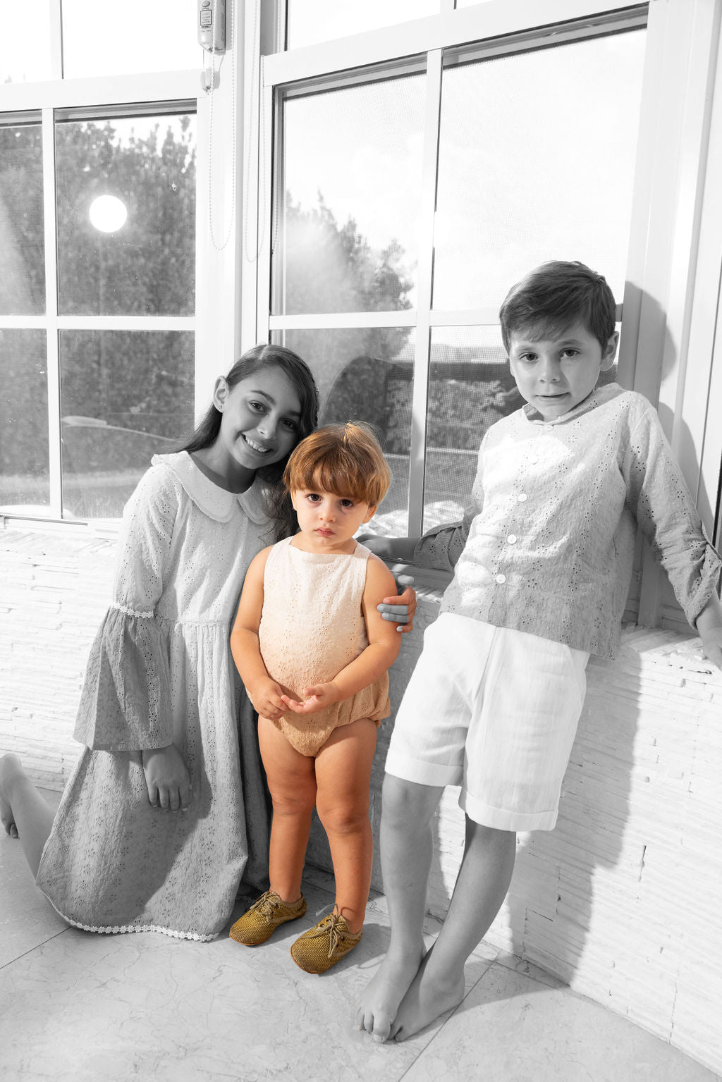 Baby Latte Lace Romper Unisex