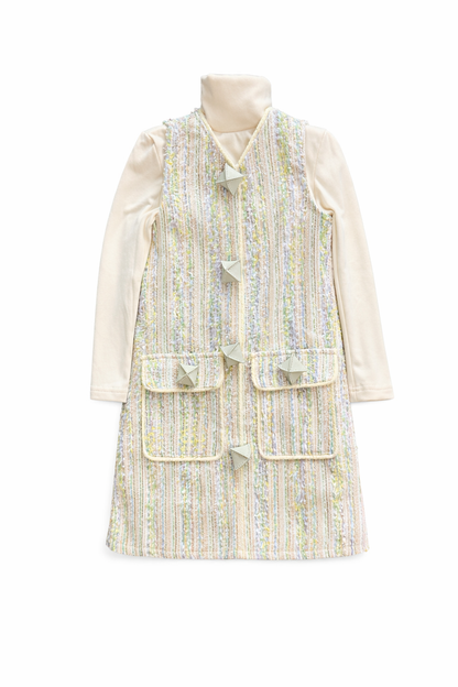 Creamy Confetti Jumper and Turtleneck Set