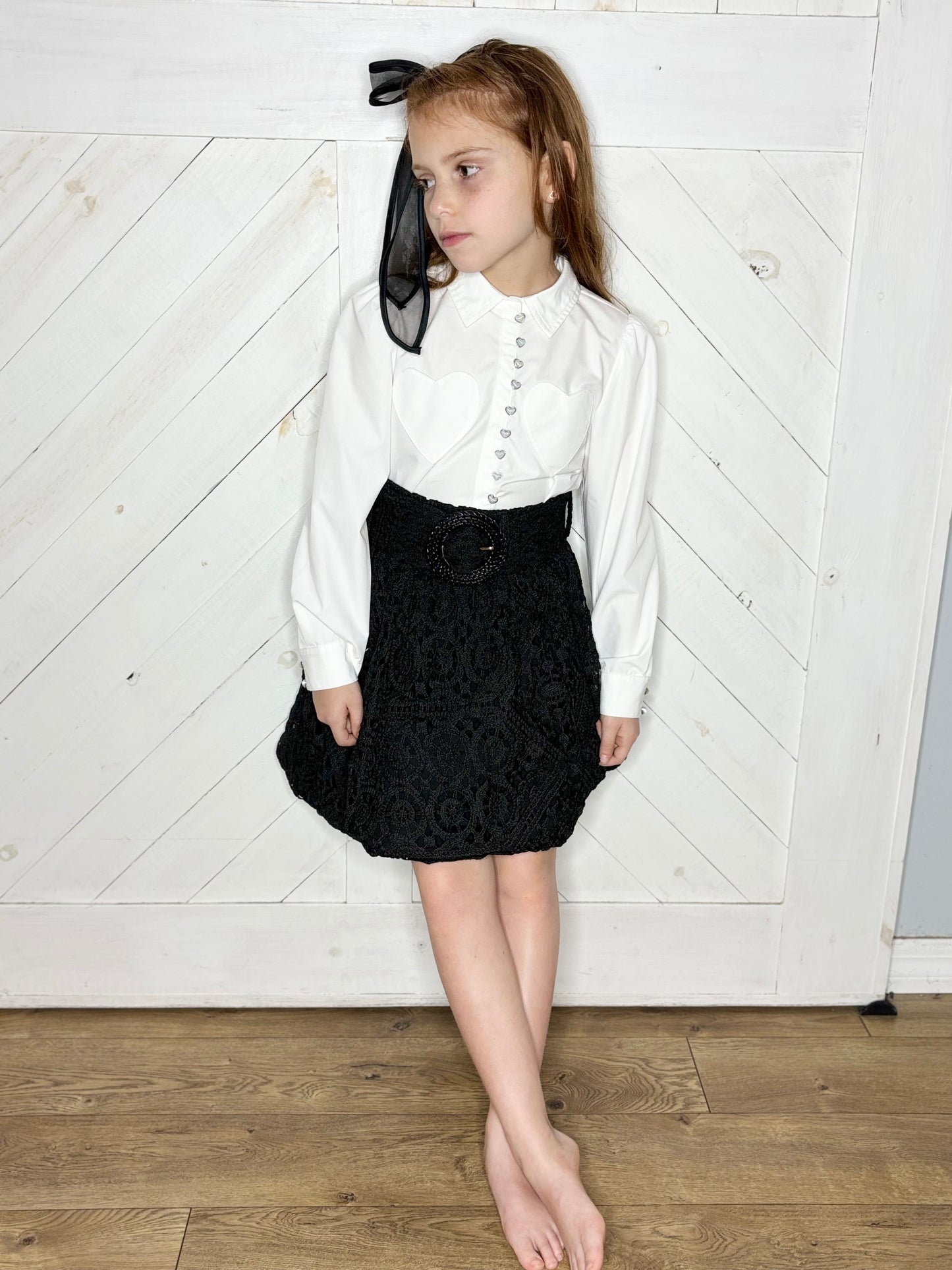 Heart Button Blouse