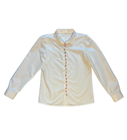 Pink Button Blouse