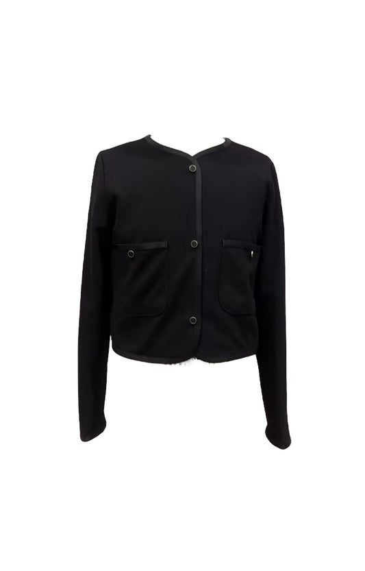 Girls "Little Black Crop Top"