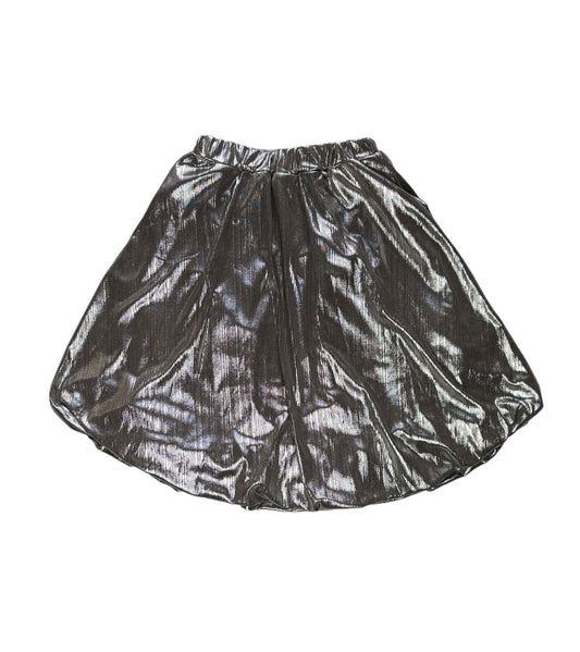 Metallic Bubble Skirt