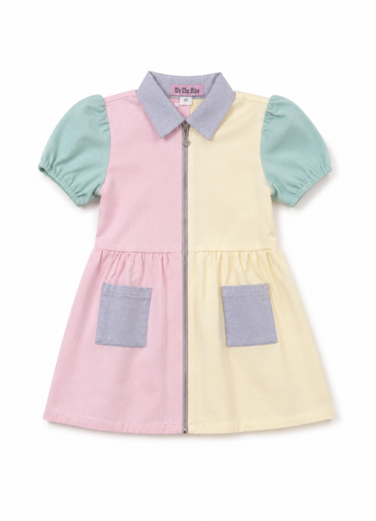 Pastel Jean Dress_short