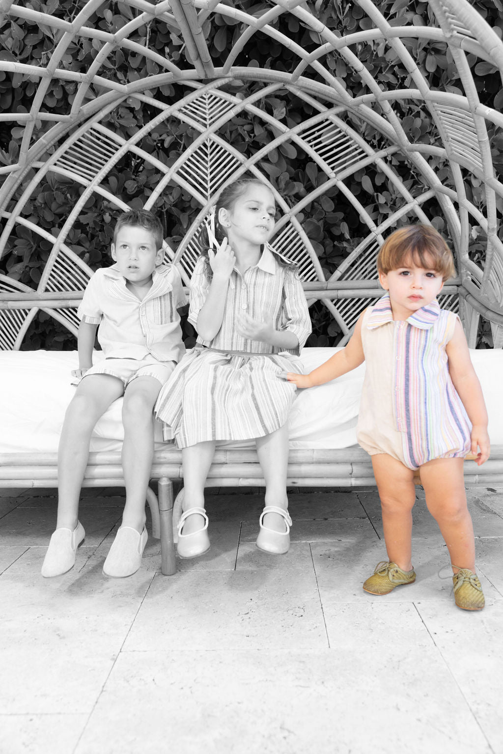 Pastel Linen Romper Unisex