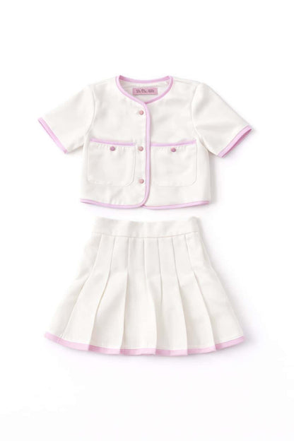 Lilac on white girls_short