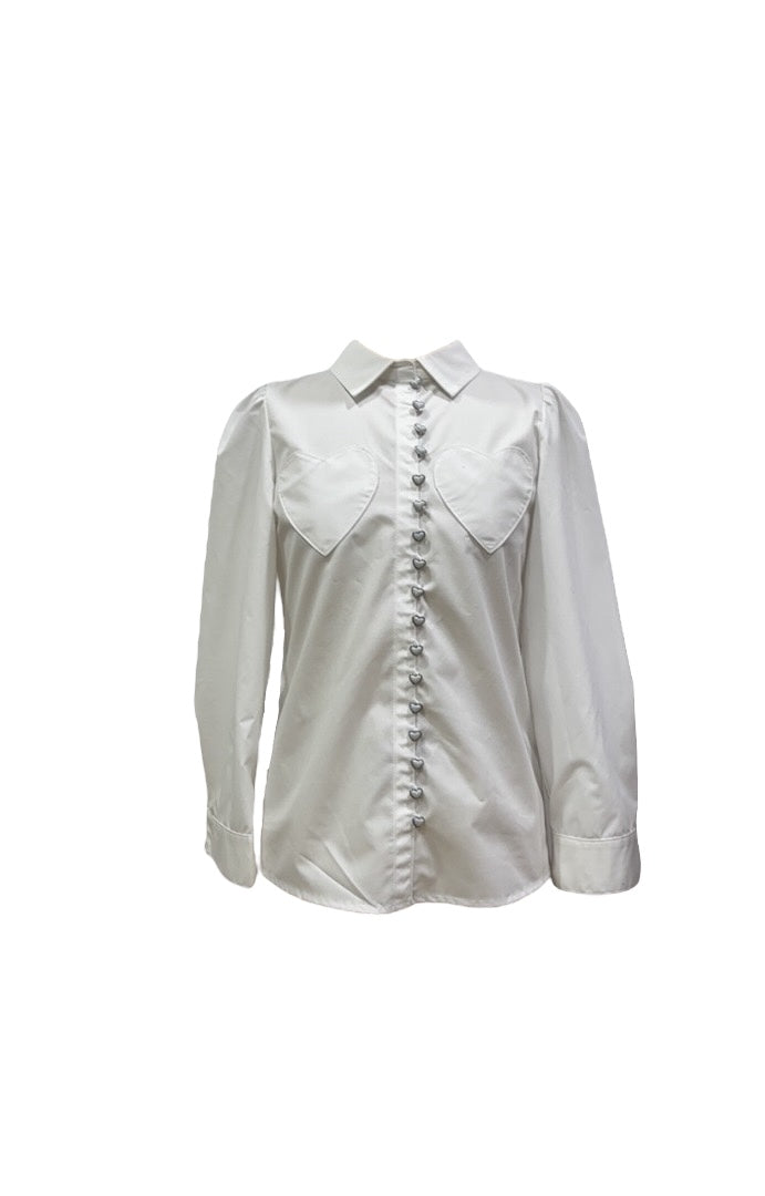 Heart Button Blouse