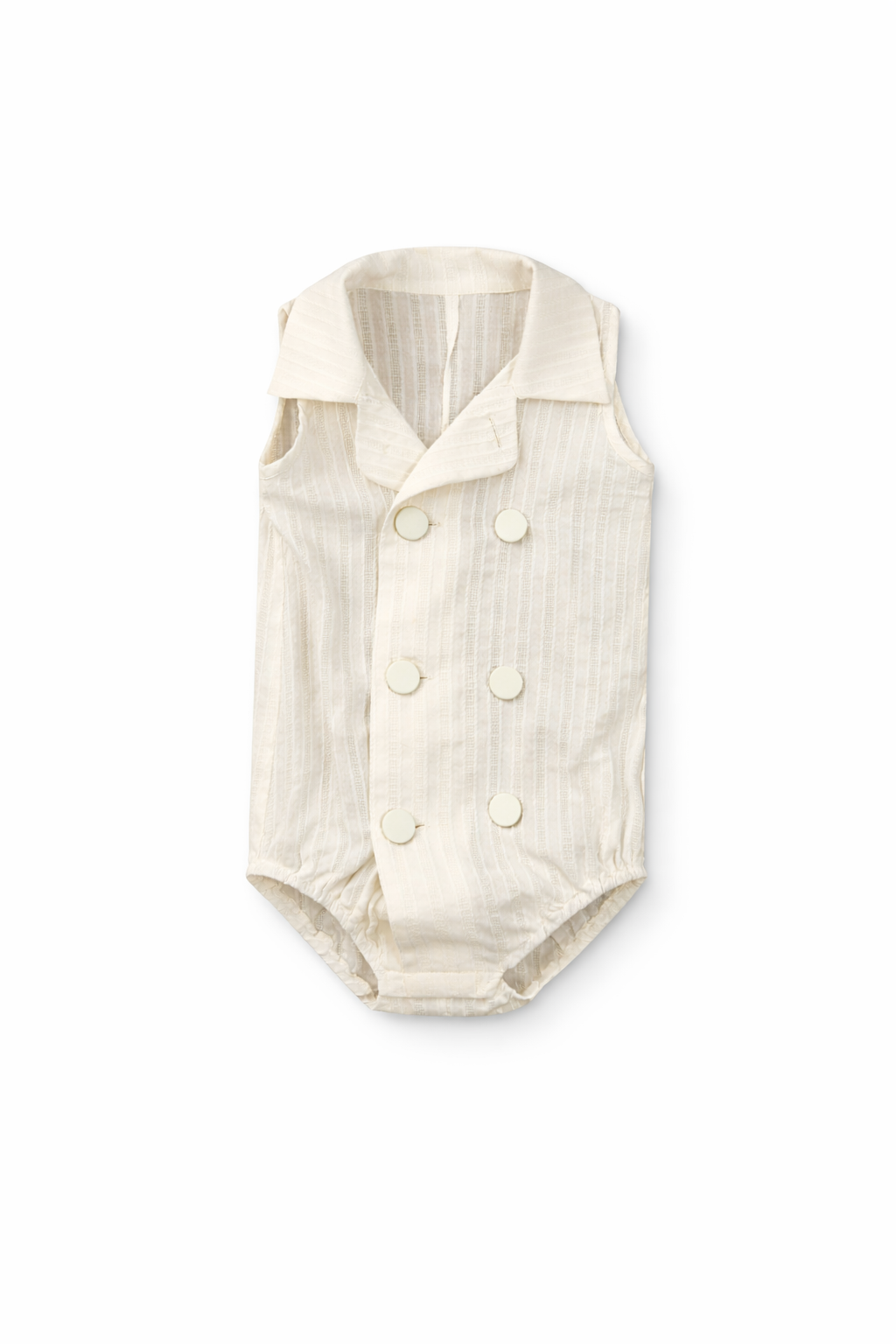 White on White Romper Unisex