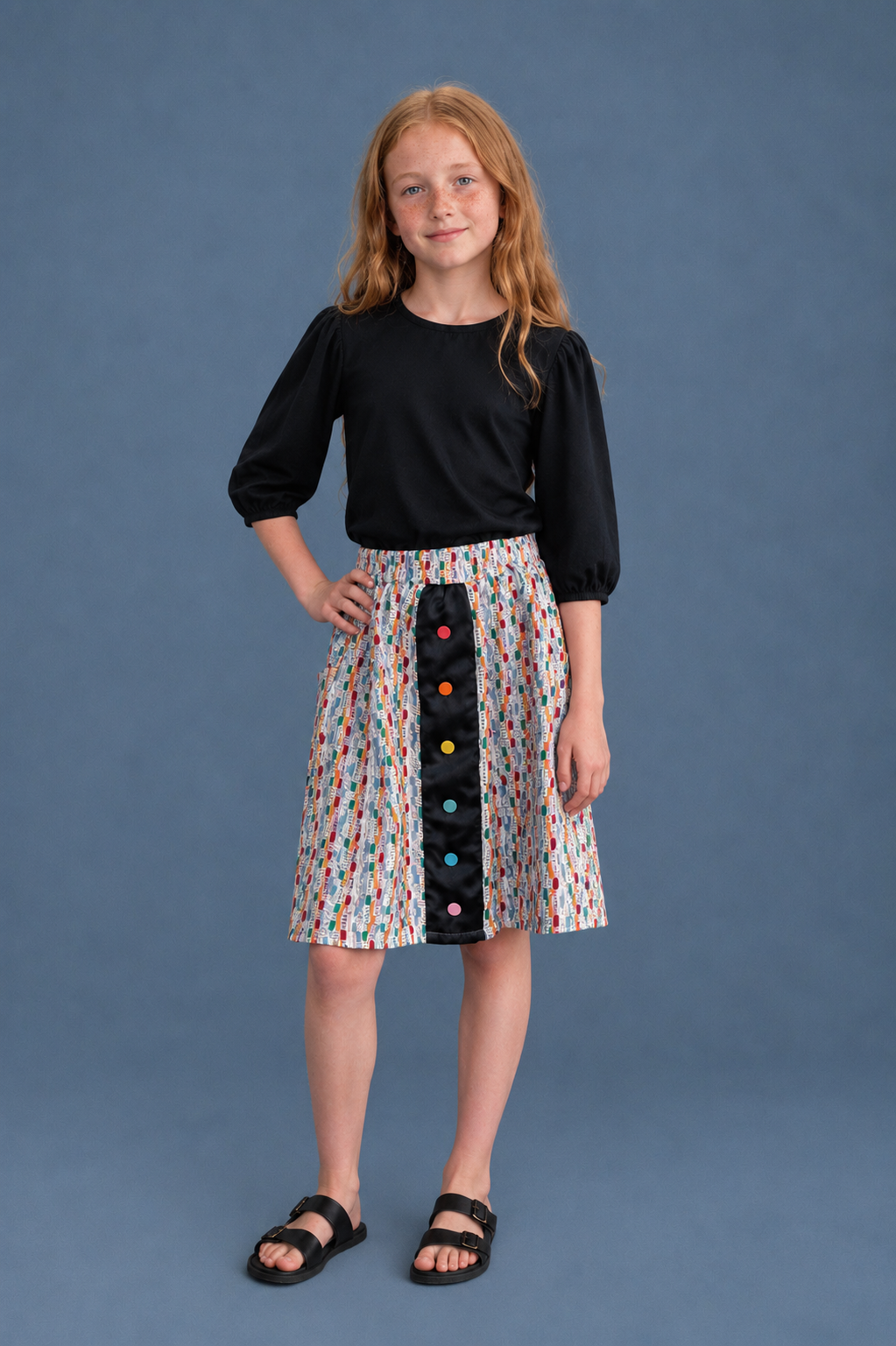 Textured Aline Skirt