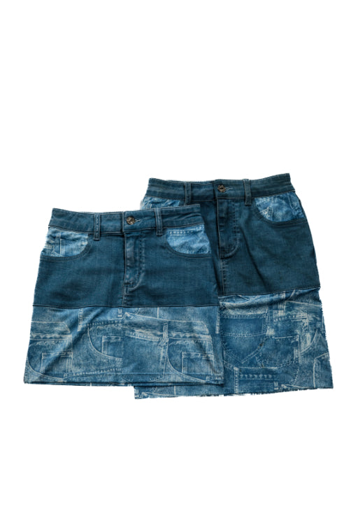 Blue Jean Girls Swim Set Short