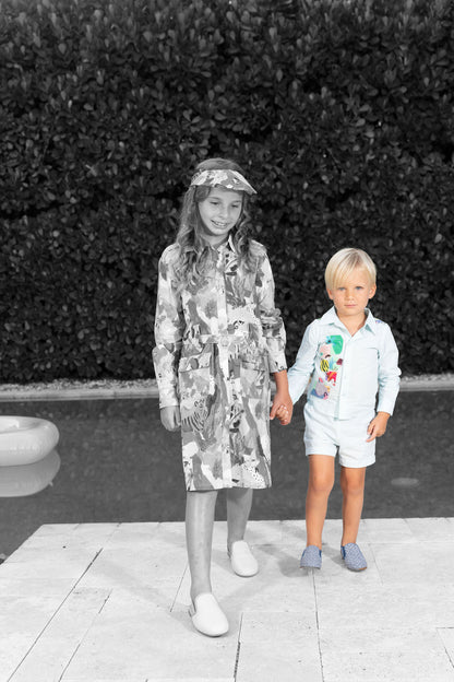Boys Aqua Tiger 2 Pc Set
